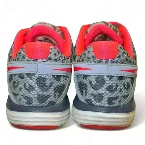 Nike Dual Fusion Lite Low Coral/Grey Cheetah-women’s 7.5 - Picture 4 of 6